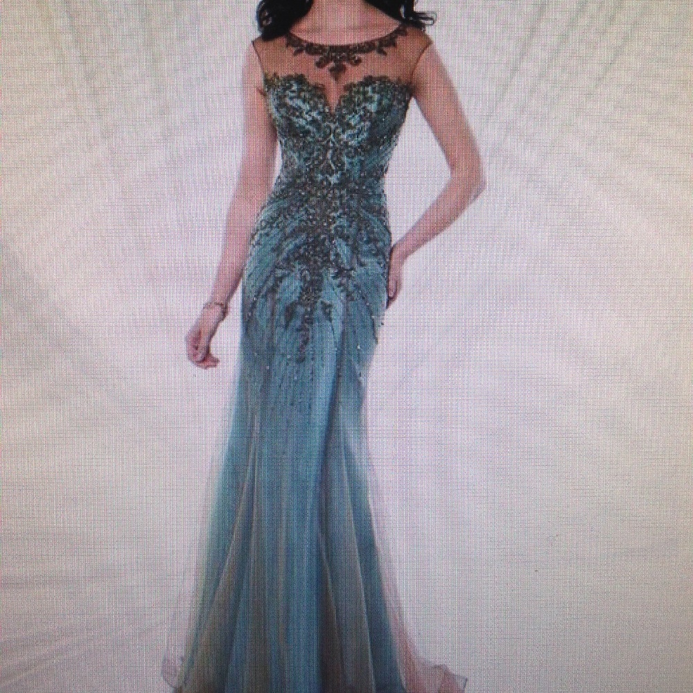 Mother of the Bride/Groom Long Beaded Gown